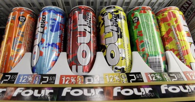 The U.S. Food and Drug Administration announced a crackdown on the sale Four Lolo and similar beverages in November.